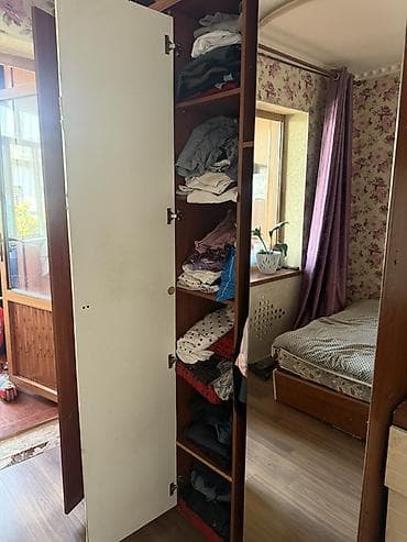 каркас на кровать: Двуспальная кровать, Б/у, С ящиком для хранения, длина - 200 см — 6