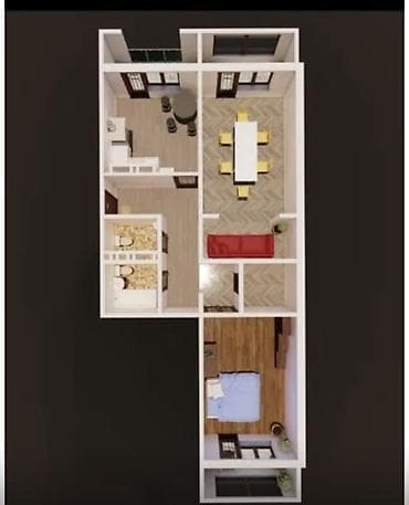 2 комнаты, 88 м², Индивидуалка