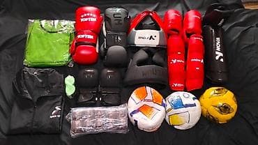 Спортивный инвентарь для футбола и единоборств (набор). Состав: -