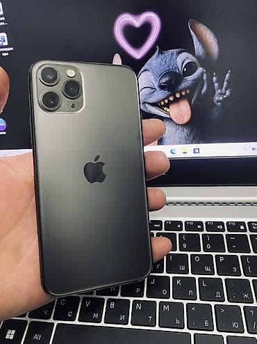 mac mini 4: IPhone 11 Pro, Новый, 256 ГБ, Alpine Green, Защитное стекло, Чехол, Кабель — 1