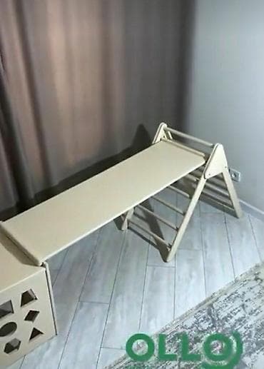 Детский спортивно-игровой комплекс из дерева (тип «пиклер» +