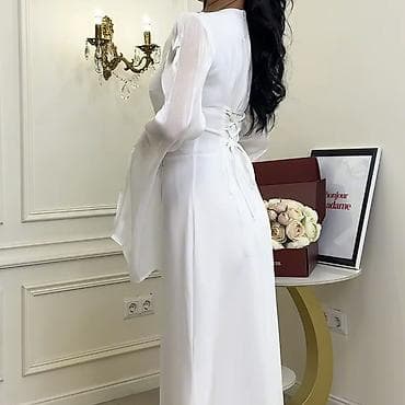 pre more: Вечернее платье, А-силуэт, Длинная модель, С рукавами, Корсет, XS, S — 3