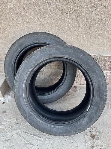 шины и диска: Шины 215 / 55 / R 17, Лето, Пара, Легковые, Bridgestone — 1