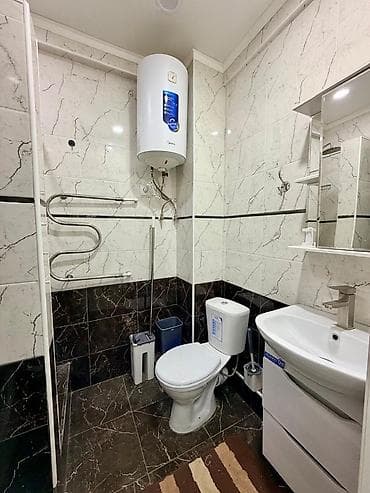 Недвижимость: 2 комнаты, 39 м², Кок-Жар мкр 9 этаж, Евроремонт — 7