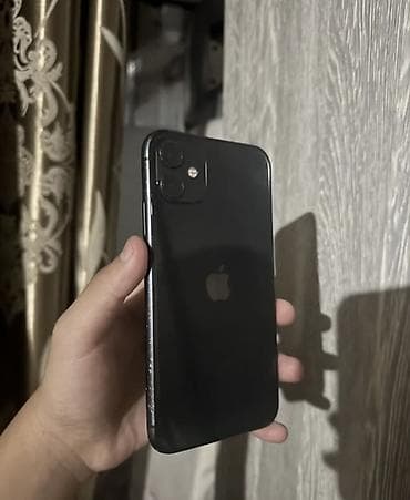 айфон 11 10000: IPhone 11, Б/у, 128 ГБ, Черный, Чехол, 100 % — 3