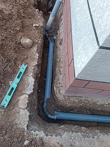 Сантехниктер: Монтаж наружной канализации и дренажа под ключ - Устройство траншей с — 5