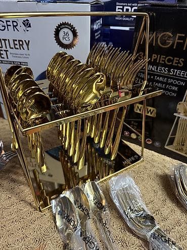 Кашыктар: Набор ложек Набор ложек и вилок Кухонный прибор Ложки вилки Ложки — 5