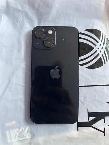 фото камера: IPhone 13 mini, Б/у, 128 ГБ, Midnight, Защитное стекло, 75 % — 1