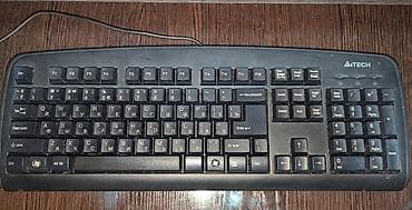 Клавиатура, A4Tech, Мембранная, Проводное подключение, Размер: 100%