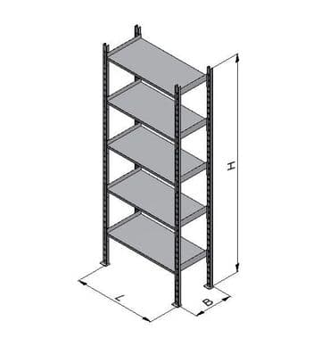 с полкой: Стелажи металлические в наличии и на заказ.Для складских помещений — 5