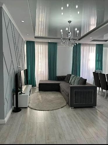 квартиры золотой квадрат: 3 комнаты, 133 м², Золотой квадрат 9 этаж, Евроремонт — 1