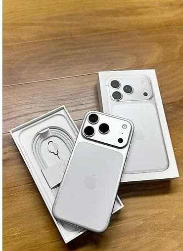 17 про мах: IPhone 17 Pro, Новый, 256 ГБ, Белый — 2