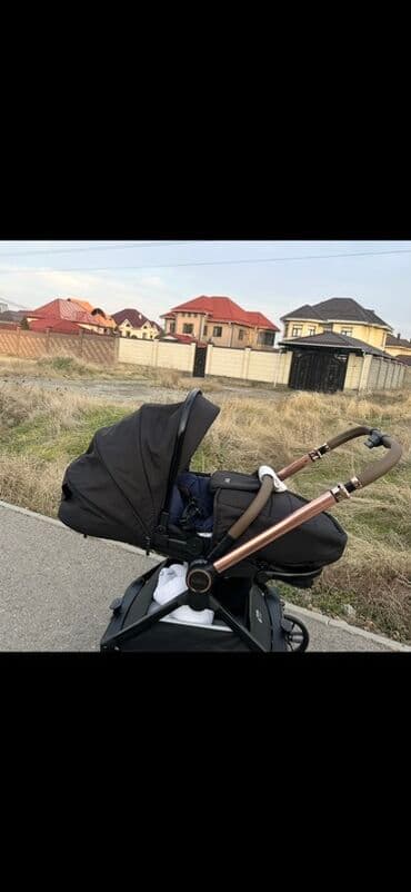 хорошие коляски для детей: Коляска, цвет - Черный — 3