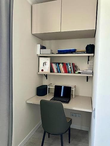osh flat: 3 комнаты, 90 м², Асанбай мкр 12 этаж, Дизайнерский ремонт — 4