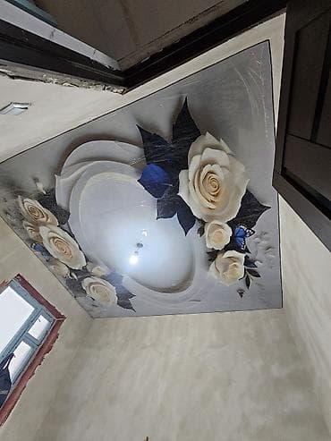 12 микрорайон: Натяжной потолок жасайбыз бат жана саппаттуу — 5