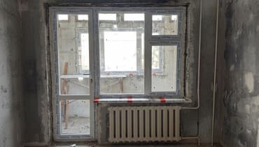 Пластиковое окно с балконным блоком (ПВХ) - Комплект: оконный блок с