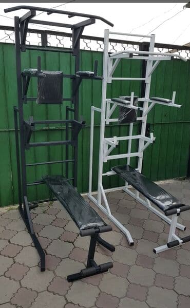 турник с брусьями для дома: Турник, 3 в 1, Напольный, Новый, Платная доставка, Самовывоз — 1