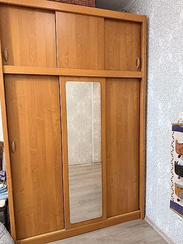 solutions elementary: Шкаф купе, Б/у, С зеркалом, ЛДСП — 2