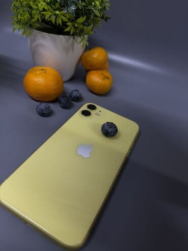 iphone 11 red: IPhone 11, Б/у, 64 ГБ, Желтый, 78 % — 1