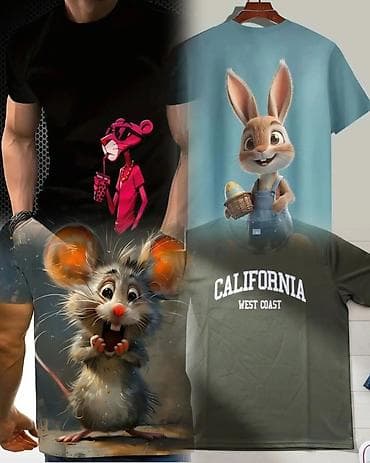 Мужские футболки с яркими принтами

Размер м полиэстер