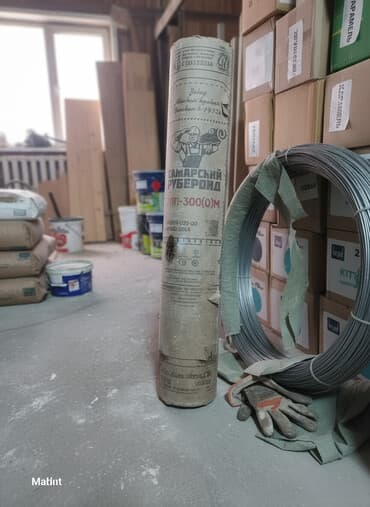 Рубероид: Рулон рубероида «Самарский» марки РПП-300(О)М. Подходит для — 1