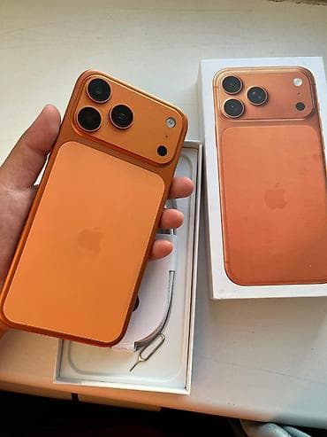 айфон 16 мах: IPhone 17 Pro Max, 1 ТБ, Оранжевый, Коробка — 4