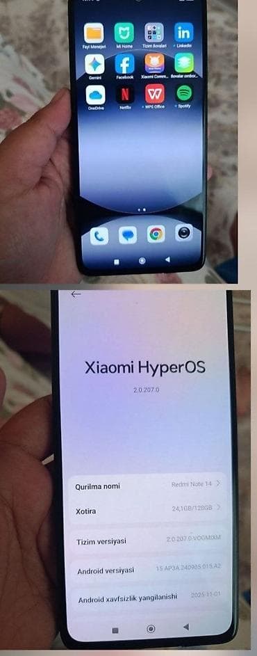 Redmi, Redmi Note 14, 128 ГБ, цвет - Черный at lalafo.kg Redmi, Redmi Note 14, 128 ГБ, цвет - Черный