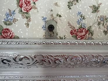 Часы для дома: Зеркало настенное в декоративной раме - Форма: прямоугольное — 4