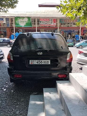 машина туксон: Hyundai Santa Fe: 2002 г., 2.4 л, Автомат, Бензин, Кроссовер — 6