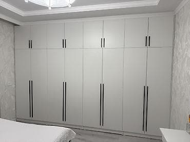 шкаф с комодом: Шифоньер, шкаф для одежды, Прямой, ЛДСП — 4