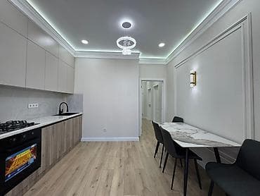 квартира керек молодая гвардия: 2 комнаты, 61 м², Элитка, 10 этаж, Дизайнерский ремонт — 6