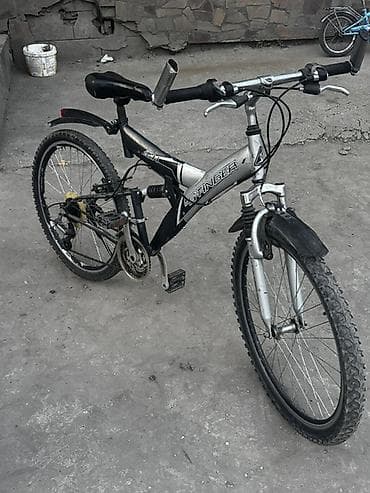 Балдар үчүн велосипеддер: Горный велосипед Stinger (двухподвес) Характеристики: - Рама — 6