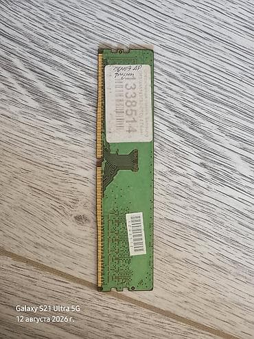 usb flash: Оперативная память (RAM) для ПК, Б/у, Samsung, 4 ГБ, DDR4, 2666 МГц — 2