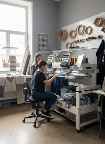 вышивка вишивка вышывка вишывка вышивалка вышивальная вышывалная вышивалный вышивальный вышывалка вышивальный вышивалный вышивальная: Промышленная вышивальная машина Ricoma, двухголовочная, серия MT — 1