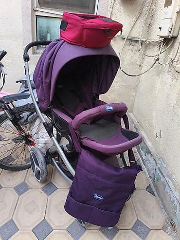 ходунки фирмы chicco: Детская прогулочная коляска Chicco, фиолетовая это всё вместе 10.000 — 2