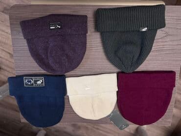 Спецодежда: Шапка, Бини, Трикотаж, Осень-весна, С отворотами — 1