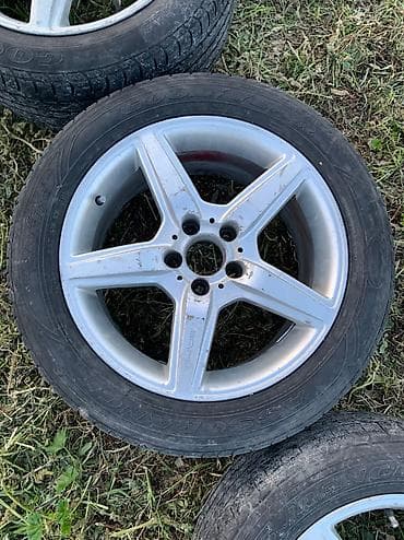 et35: Колеса в сборе 225 / 55 / R 17, Лето, Б/у, Комплект, Легковые, Литые, отверстий - 5 — 10