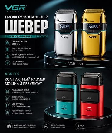 nothing 3a: Электробритва Сеточная, До 120 мин, Влажное бритье — 1