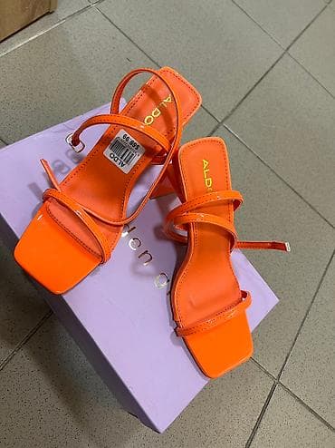 лабубу сколько стоит: Босоножки, 36, 36.5, Aldo, Новый, цвет - Оранжевый, Самовывоз — 3