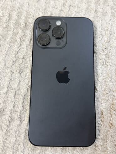 gh 5: IPhone 14 Pro Max, Колдонулган, 128 ГБ, Куту, Каптама, 79 % — 1