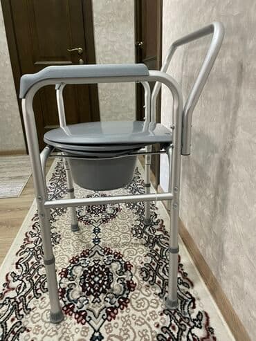 функциональная кровать для лежачих больных: Туалет-стул (комод) + ходунки для реабилитации Туалет-стул: - Прочная — 1
