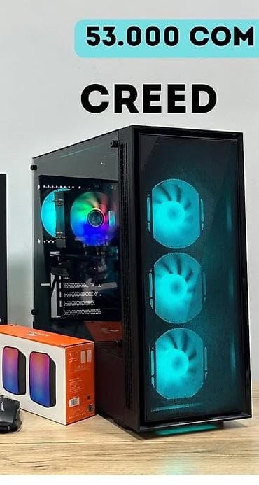 Компьютер, ОЗУ 16 ГБ, Игровой, Б/у, Intel Core i5, AMD Radeon RX 6600, SSD