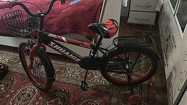 велосипед детский: Детский велосипед, 4-колесный, 6 - 9 лет, Для мальчика, Новый — 1