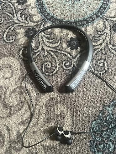 Аудиотехника: Bluetooth-наушники с огибающей шейной дужкой (формат neckband) - Тип — 2