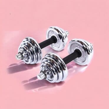 гантели наборные хромированные: Гантели профессиональные разборные Каждая гантель по 10кг Комплект — 1