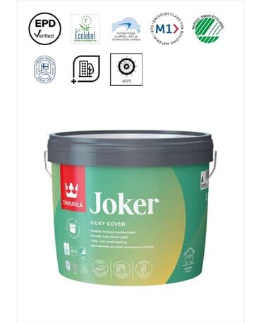 Tikkurila Joker База А и С 0.9л - 2250сом 2.7л - 6500сом 9л -