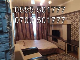 срочно продаётся 1 комнатная квартира в районе ошского рынка по улице молодая гвардия: 1 комната, Душевая кабина, Постельное белье, Кондиционер — 2