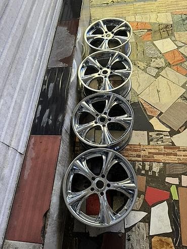 диска титан 12: Литые Диски R 20 Mercedes-Benz, Комплект, отверстий - 5, Б/у — 6