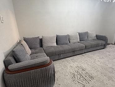 Угловой диван, C подушками at lalafo.kg Угловой диван, C подушками