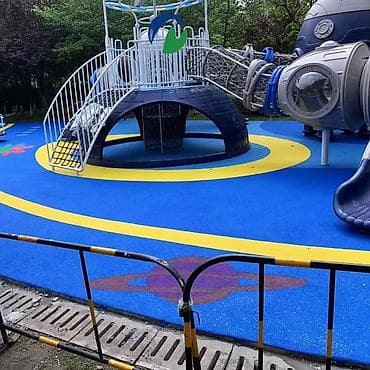 планет: Покрытие для детских и спортивных площадок из EPDM-резиновой крошки - — 2